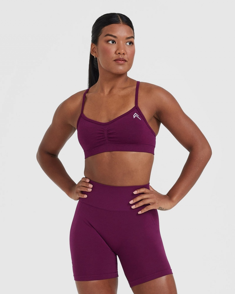 Oner Active Effortless Riemchen Bralette Sports Bras Lila | TVGEWRS-34