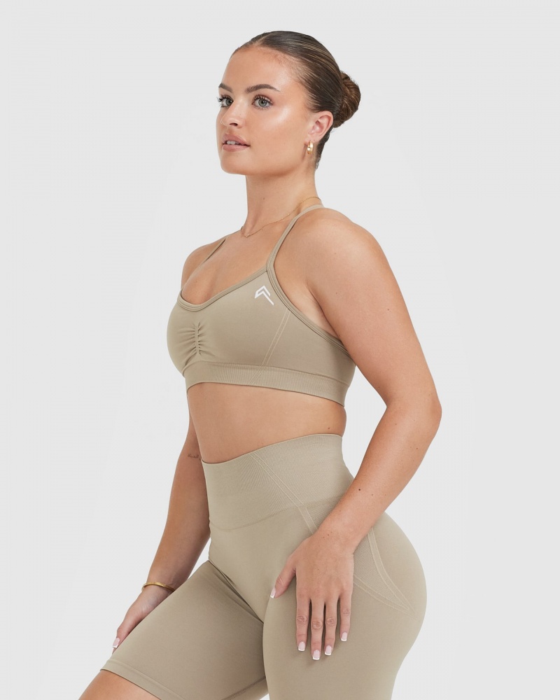 Oner Active Effortless Riemchen Bralette Sports Bras Grau | CVFXSRM-27