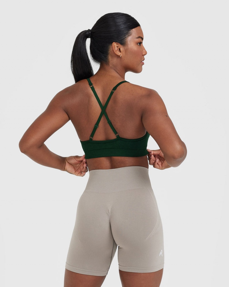 Oner Active Effortless Riemchen Bralette Sports Bras Grün | YCOHIAX-14