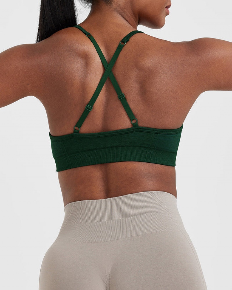 Oner Active Effortless Riemchen Bralette Sports Bras Grün | YCOHIAX-14