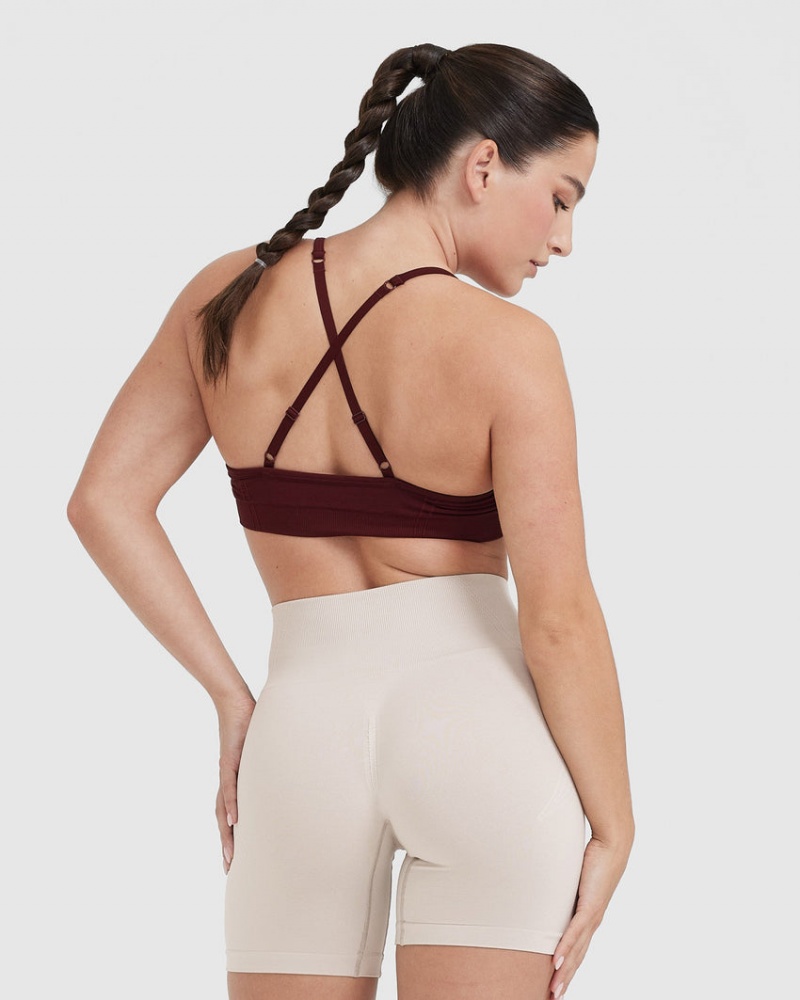 Oner Active Effortless Riemchen Bralette Sports Bras Dunkelgrau | AVQOUWB-09