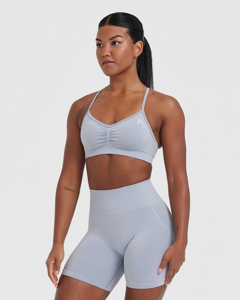 Oner Active Effortless Riemchen Bralette Sports Bras Grau | MNIULCO-81