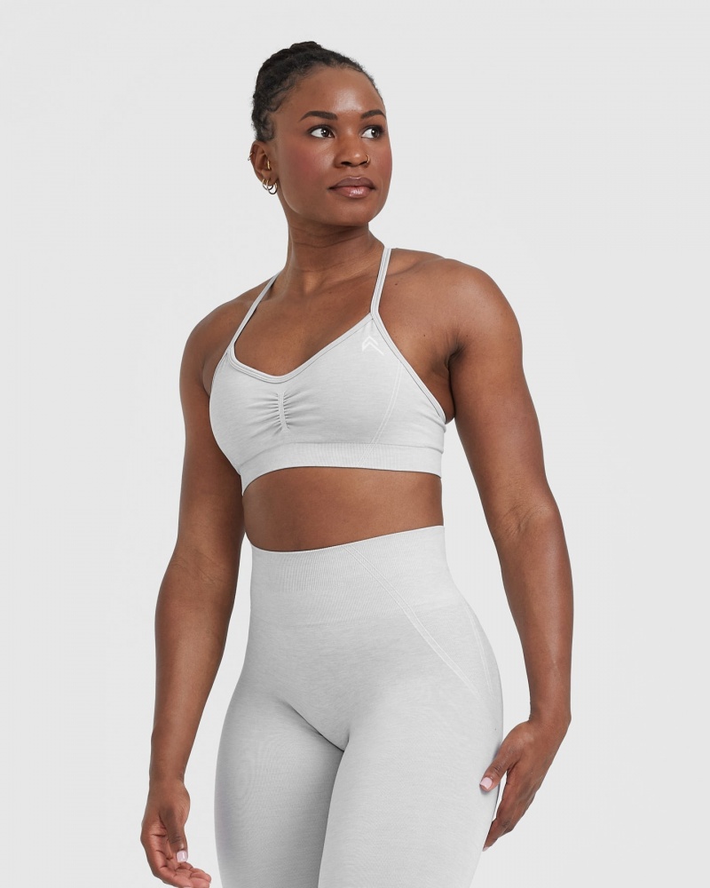 Oner Active Effortless Riemchen Bralette Sports Bras Grau | BQTSECZ-39