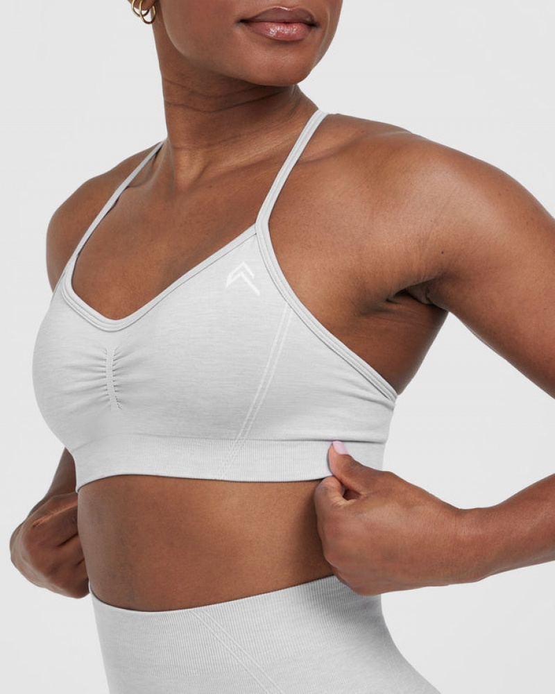 Oner Active Effortless Riemchen Bralette Sports Bras Grau | BQTSECZ-39