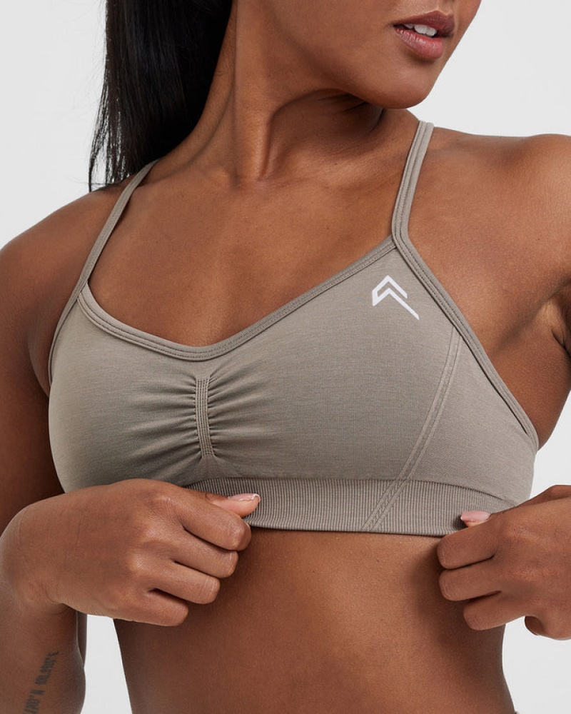 Oner Active Effortless Riemchen Bralette Sports Bras Grau | RPGEKLF-72