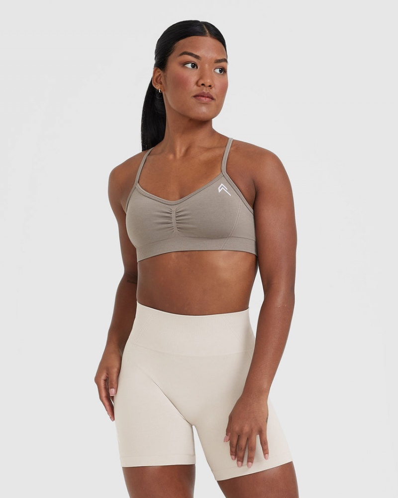 Oner Active Effortless Riemchen Bralette Sports Bras Grau | RPGEKLF-72