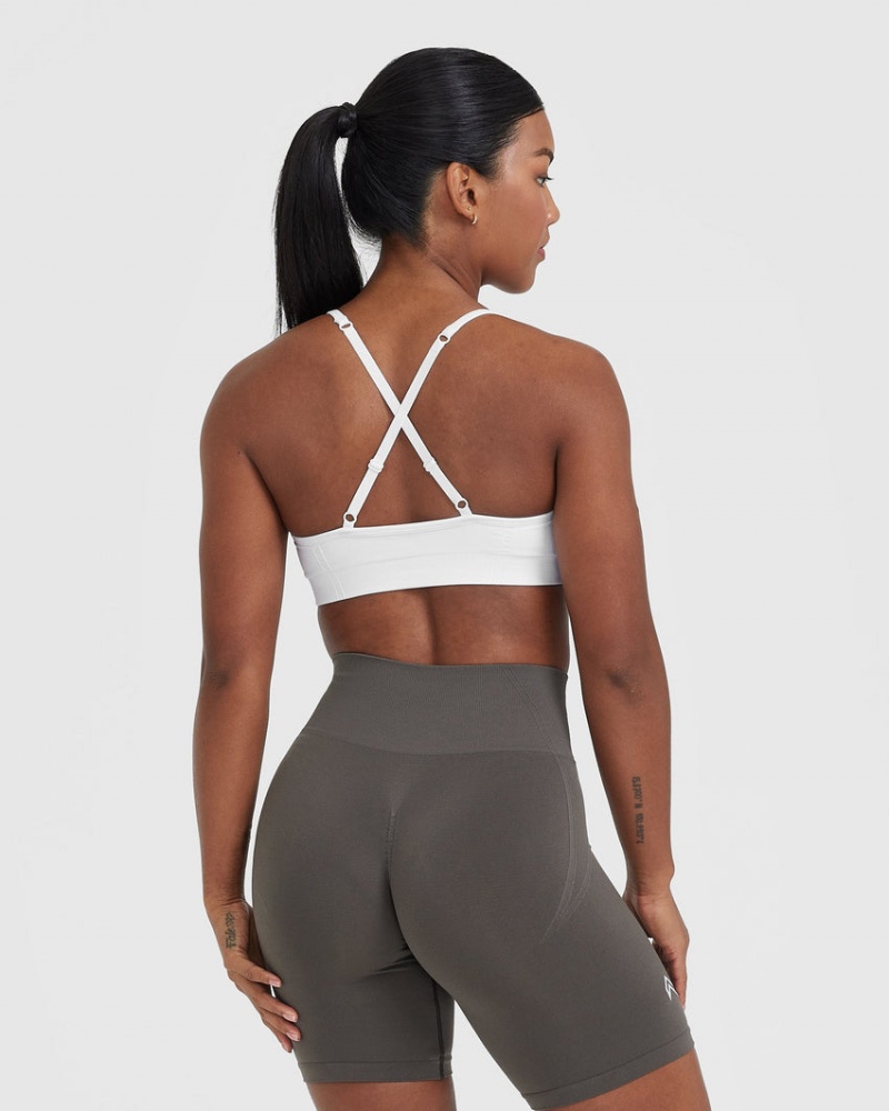 Oner Active Effortless Riemchen Bralette Sports Bras Weiß | MOXEVLR-37