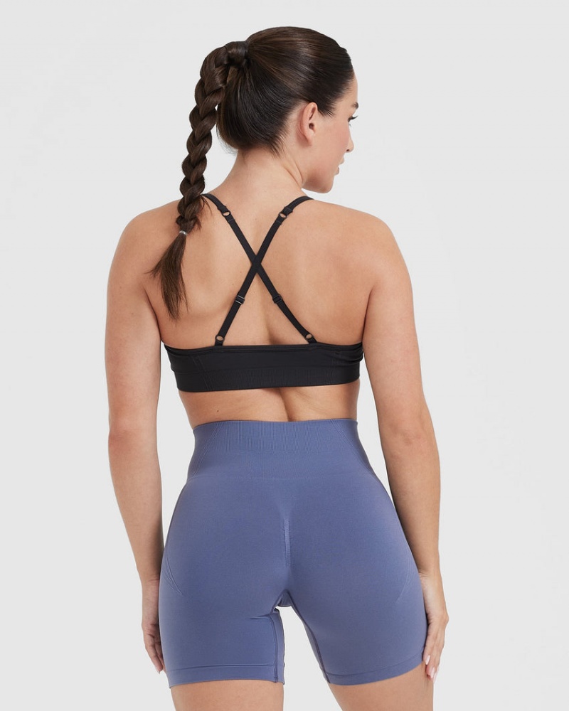 Oner Active Effortless Riemchen Bralette Sports Bras Schwarz | SUCZNAJ-79