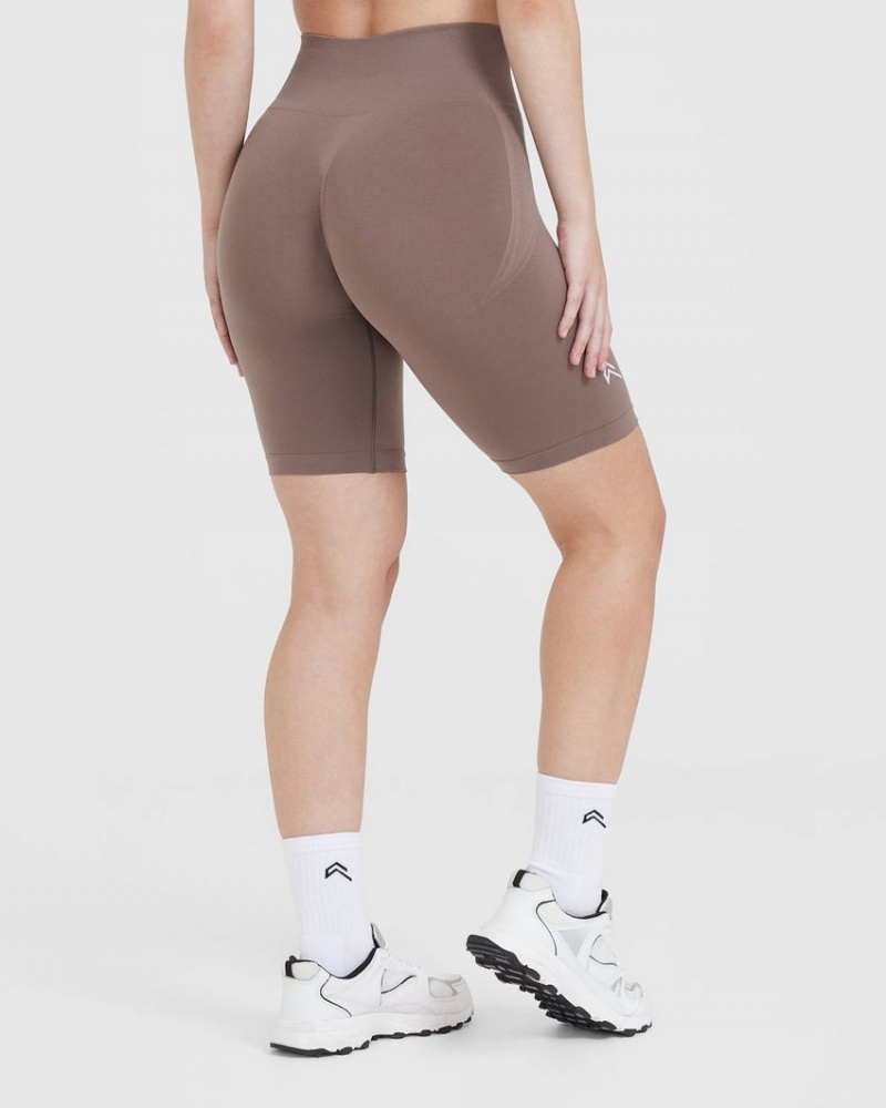 Oner Active Effortless Seamless Cycling Kurze Hose Braun | QBNKPLJ-87