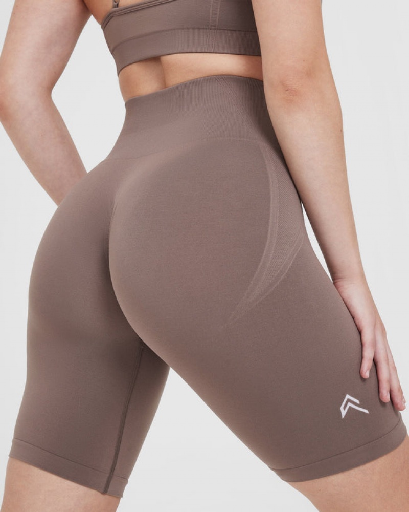 Oner Active Effortless Seamless Cycling Kurze Hose Braun | QBNKPLJ-87