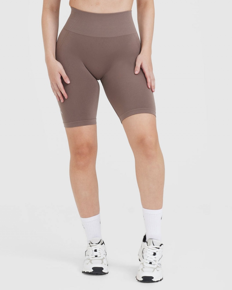 Oner Active Effortless Seamless Cycling Kurze Hose Braun | QBNKPLJ-87