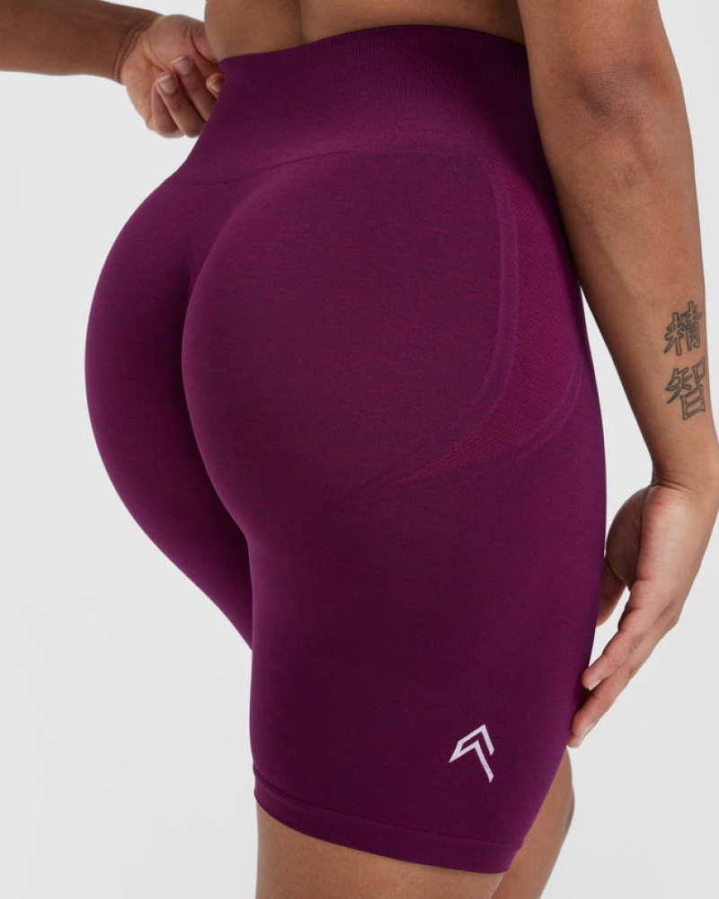 Oner Active Effortless Seamless Cycling Kurze Hose Lila | IRHCOST-17