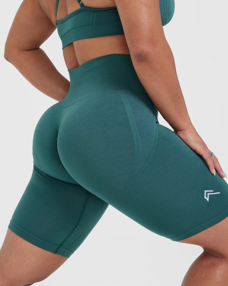 Oner Active Effortless Seamless Cycling Kurze Hose Blau Türkis | YHEAGTX-98