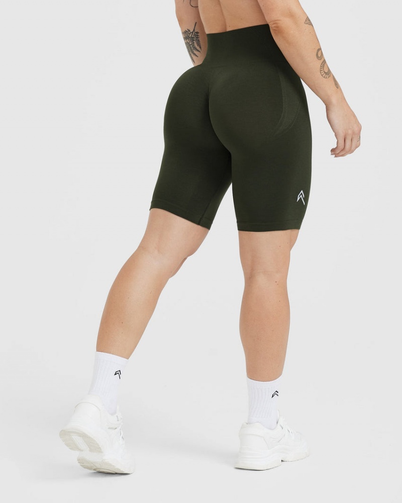 Oner Active Effortless Seamless Cycling Kurze Hose Khaki | ZCMOFKX-37