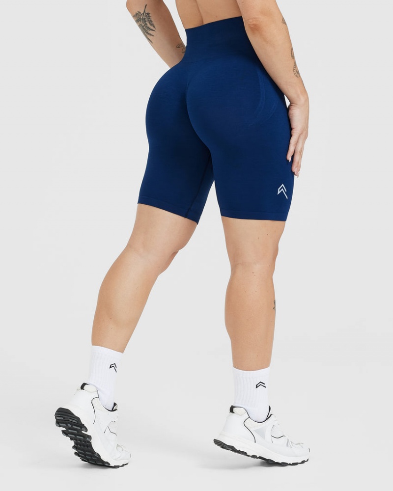 Oner Active Effortless Seamless Cycling Kurze Hose Blau | BXMFVNY-35