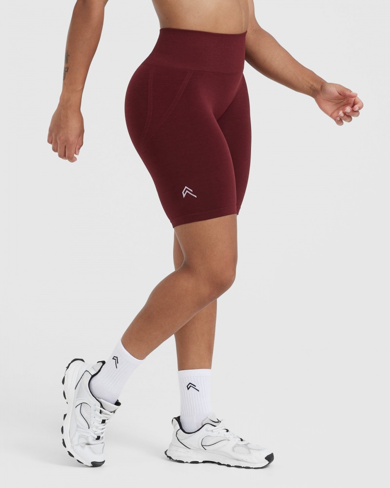 Oner Active Effortless Seamless Cycling Kurze Hose Bordeaux | KMXCNET-62