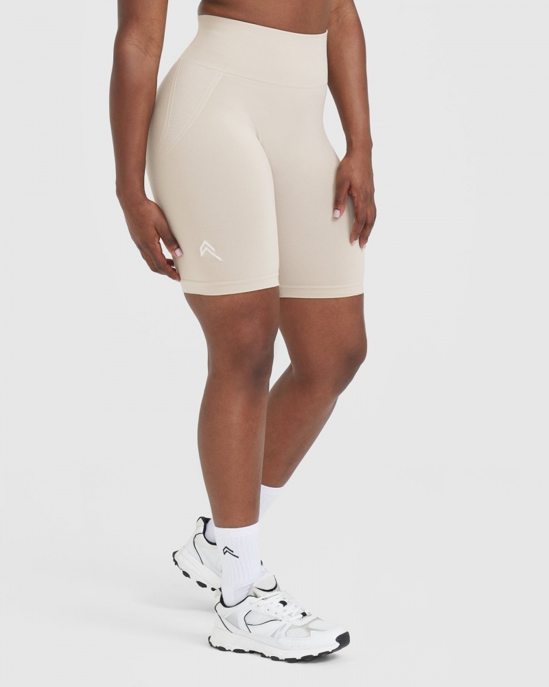 Oner Active Effortless Seamless Cycling Kurze Hose Braun | HBZIGAP-79