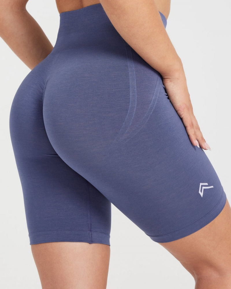 Oner Active Effortless Seamless Cycling Kurze Hose Blau | WXCVNSP-27