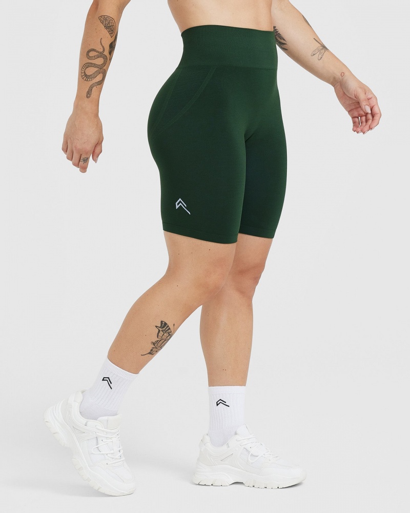 Oner Active Effortless Seamless Cycling Kurze Hose Grün | MIXAYFB-42