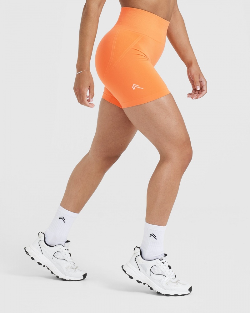 Oner Active Effortless Seamless Kurze Hose Aprikose Orange | BPIXANK-85