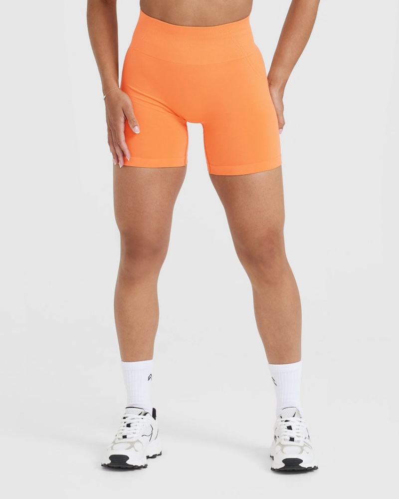 Oner Active Effortless Seamless Kurze Hose Aprikose Orange | BPIXANK-85