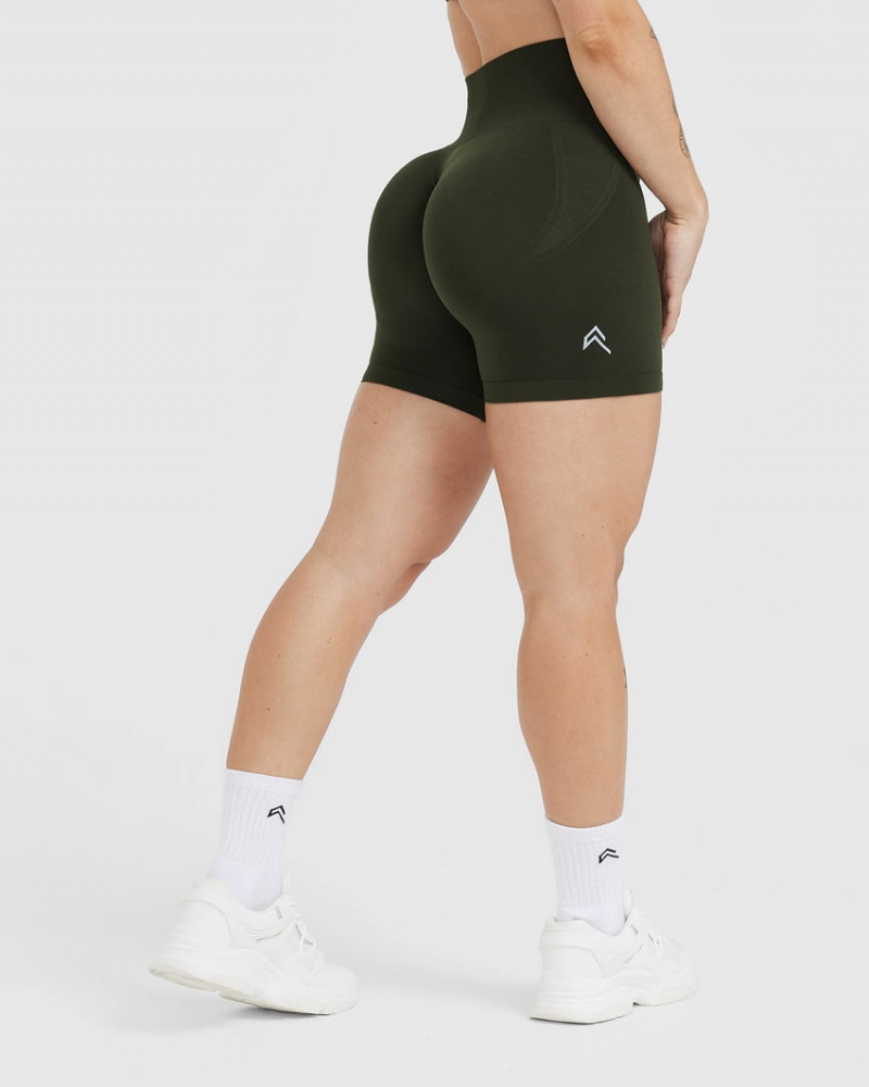 Oner Active Effortless Seamless Kurze Hose Khaki | HTRICWF-53