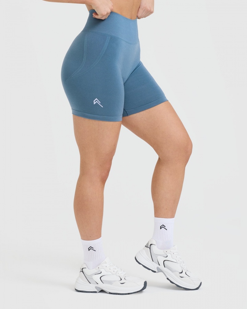 Oner Active Effortless Seamless Kurze Hose Blau | ZPGCBTX-32