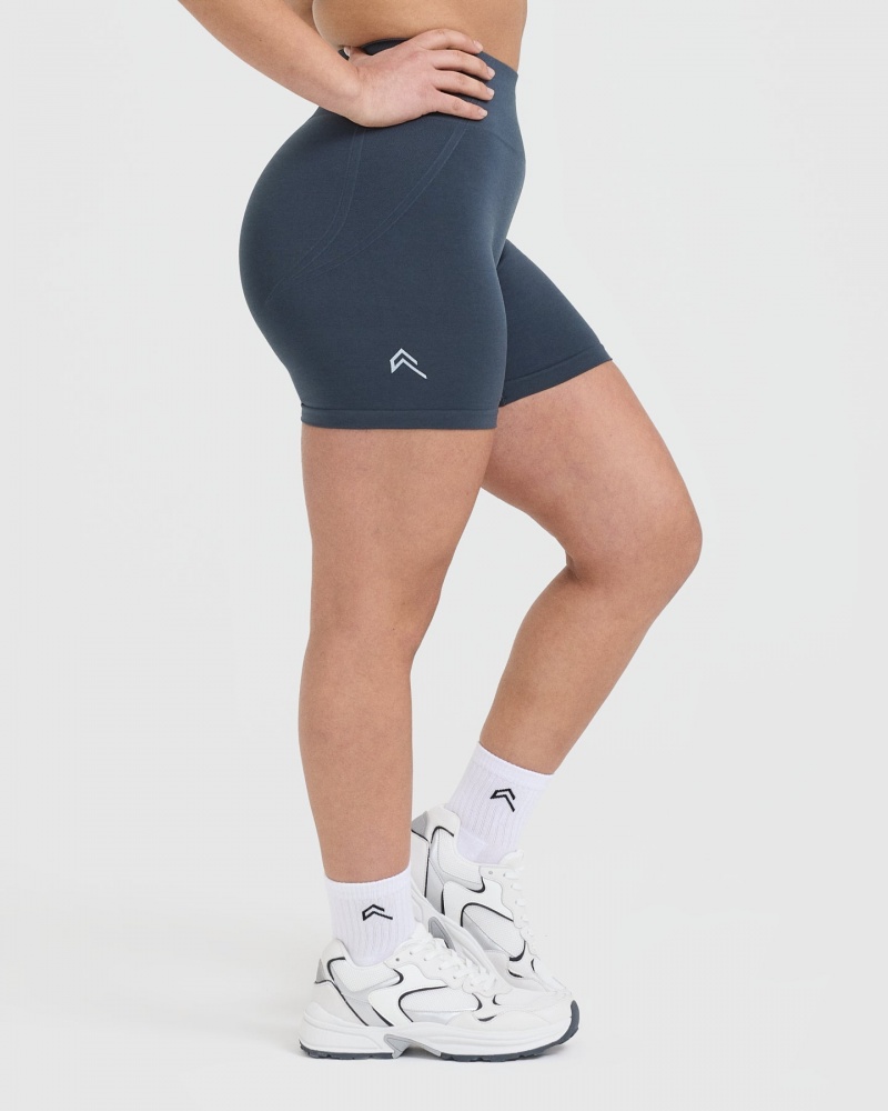 Oner Active Effortless Seamless Kurze Hose Blau | QZJLFWI-54