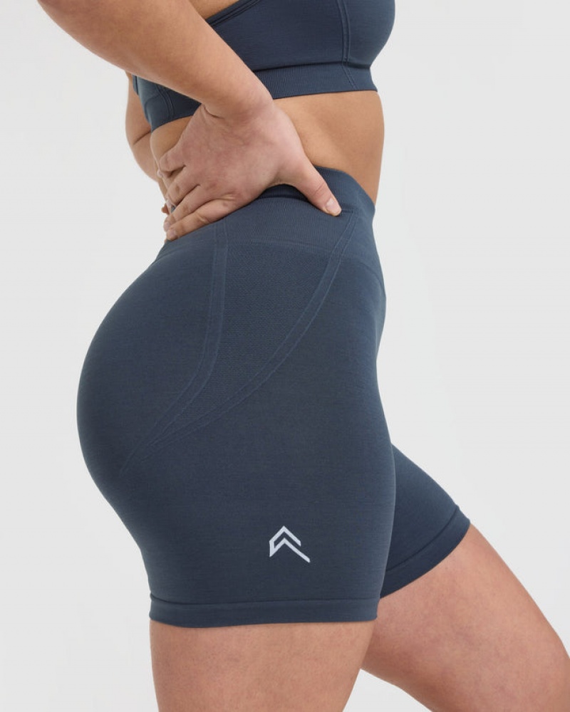 Oner Active Effortless Seamless Kurze Hose Blau | QZJLFWI-54