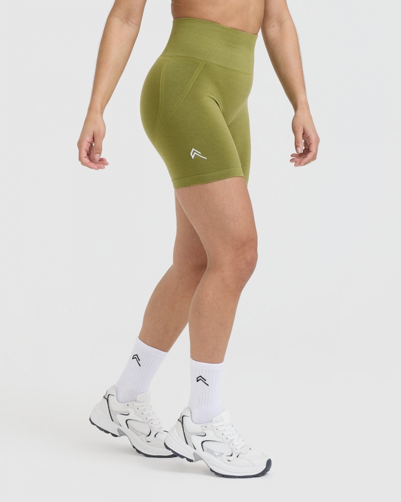 Oner Active Effortless Seamless Kurze Hose Olivgrün Grün | KZBPHMY-15