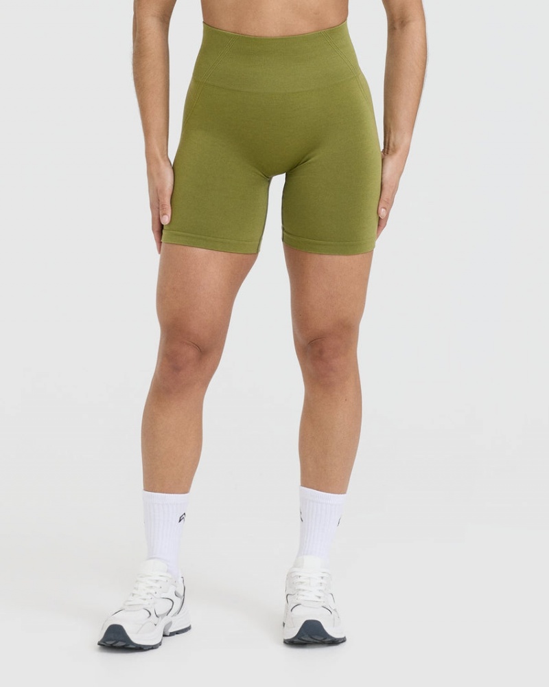 Oner Active Effortless Seamless Kurze Hose Olivgrün Grün | KZBPHMY-15