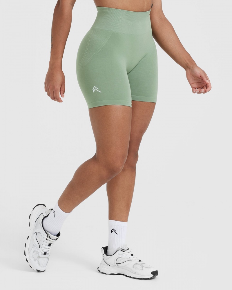 Oner Active Effortless Seamless Kurze Hose Olivgrün | KJPNVSM-53