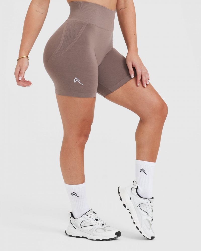 Oner Active Effortless Seamless Kurze Hose Braun | TUCNYDH-27