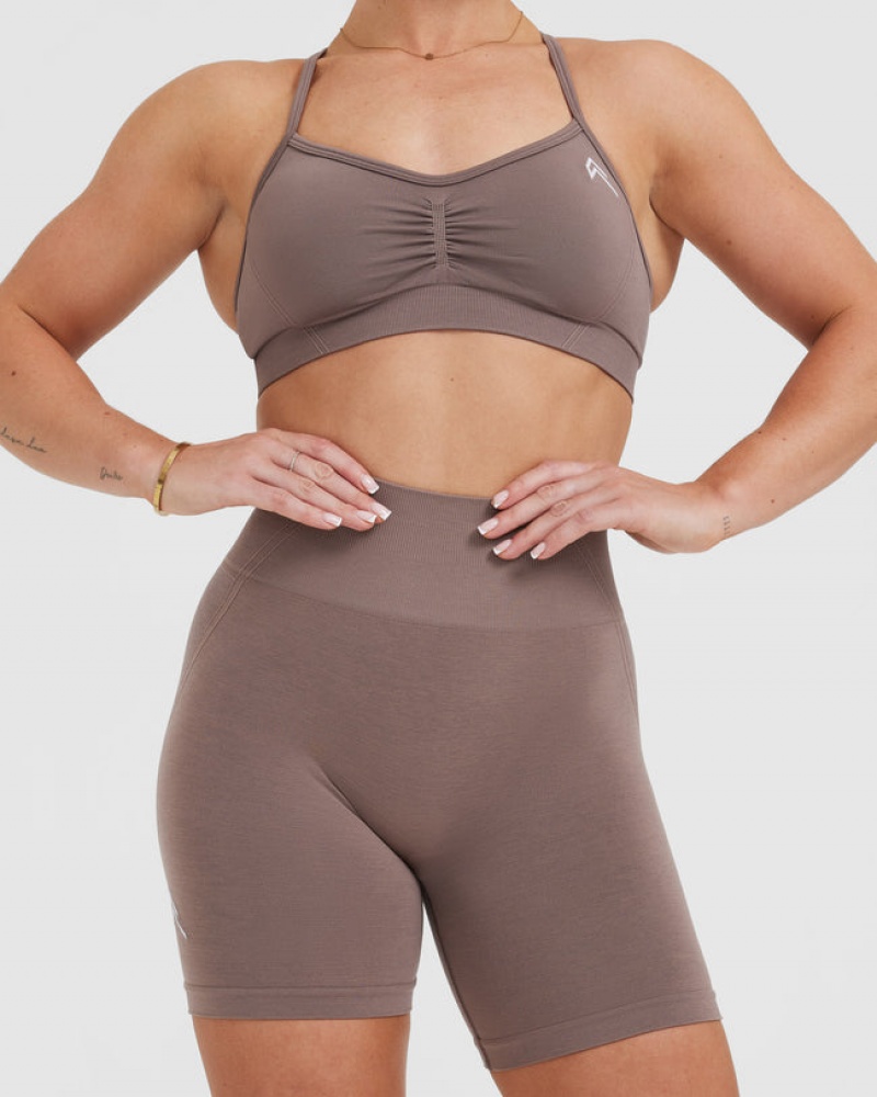 Oner Active Effortless Seamless Kurze Hose Braun | TUCNYDH-27