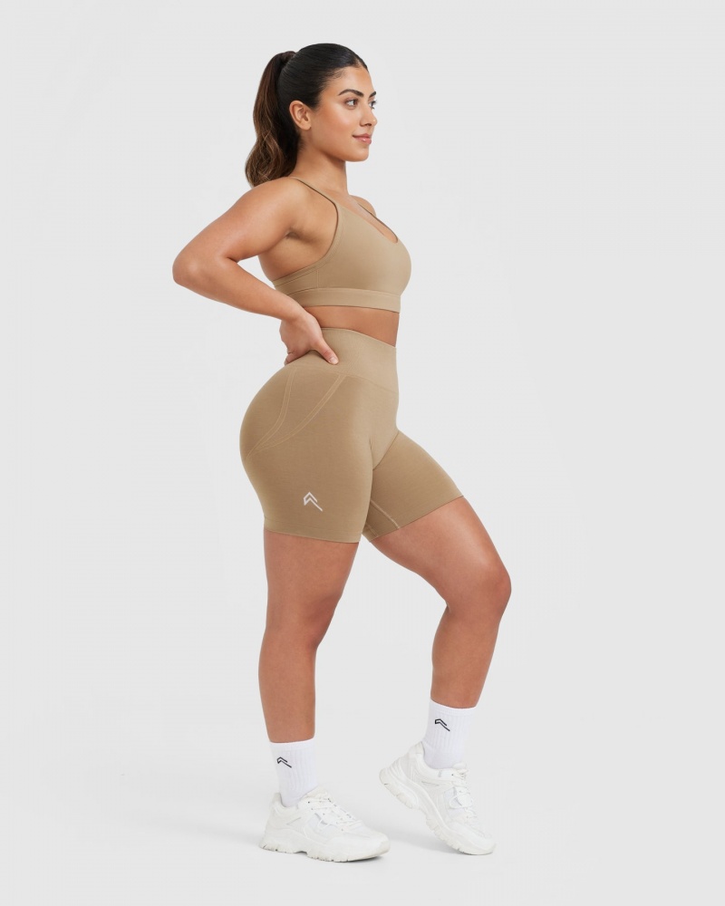 Oner Active Effortless Seamless Kurze Hose Braun | TDMCOHX-40