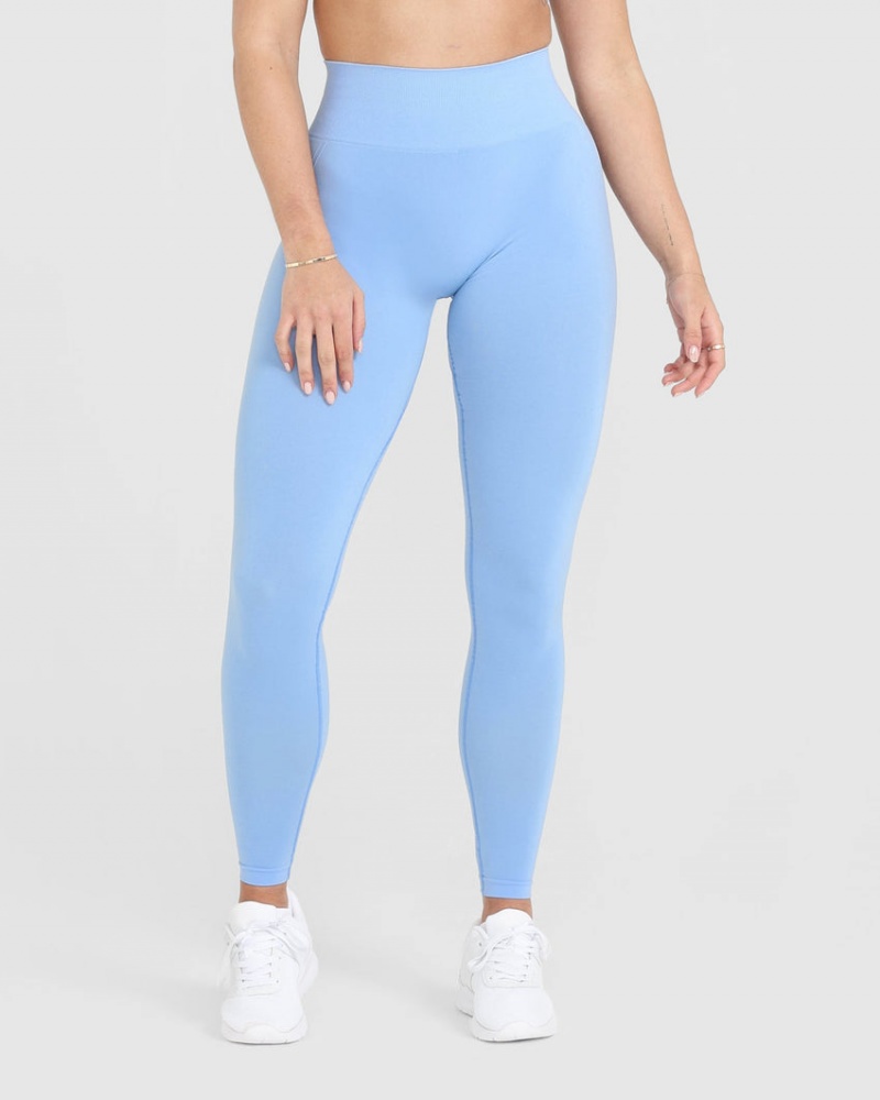 Oner Active Effortless Seamless Leggings Blau | FDKJEBX-51