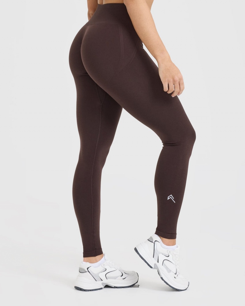 Oner Active Effortless Seamless Leggings Lila Braun | RGAYWIL-23