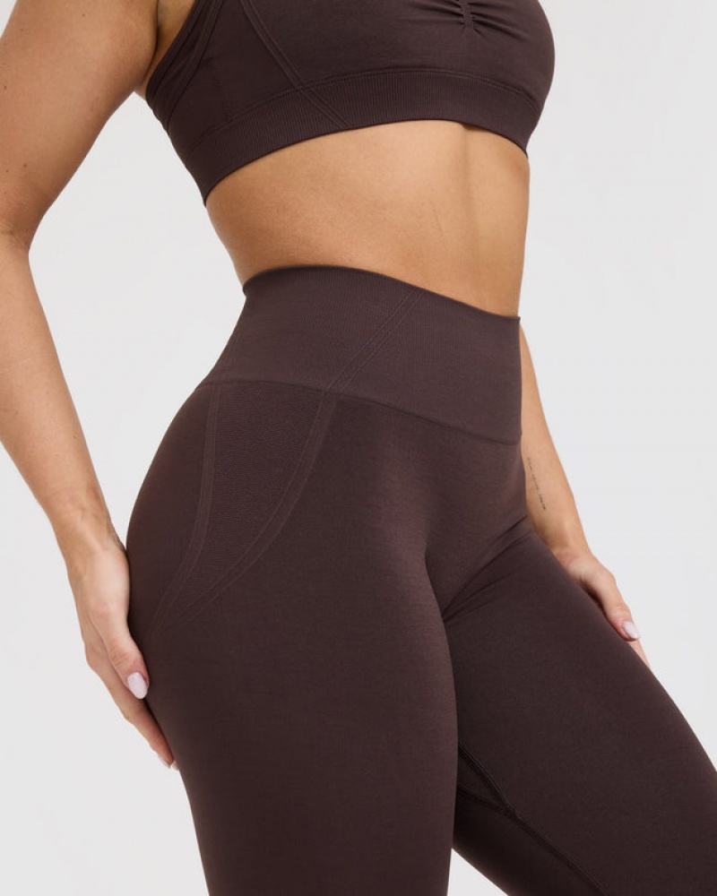 Oner Active Effortless Seamless Leggings Lila Braun | RGAYWIL-23