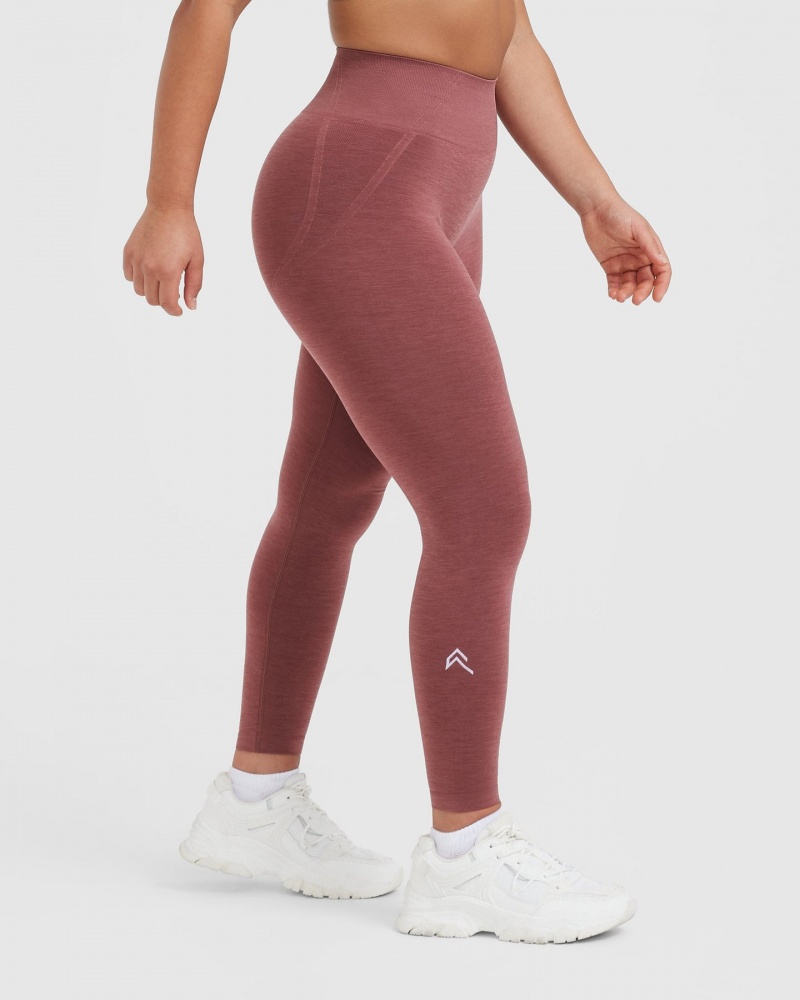 Oner Active Effortless Seamless Leggings Rot | BUWXZIN-21