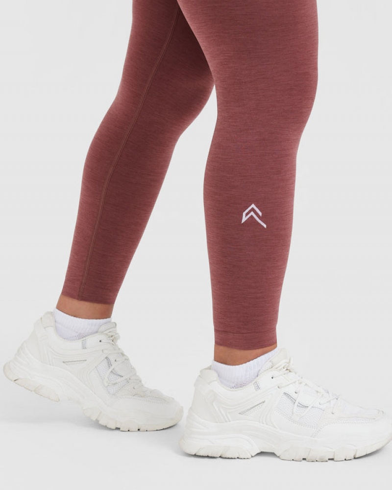 Oner Active Effortless Seamless Leggings Rot | BUWXZIN-21