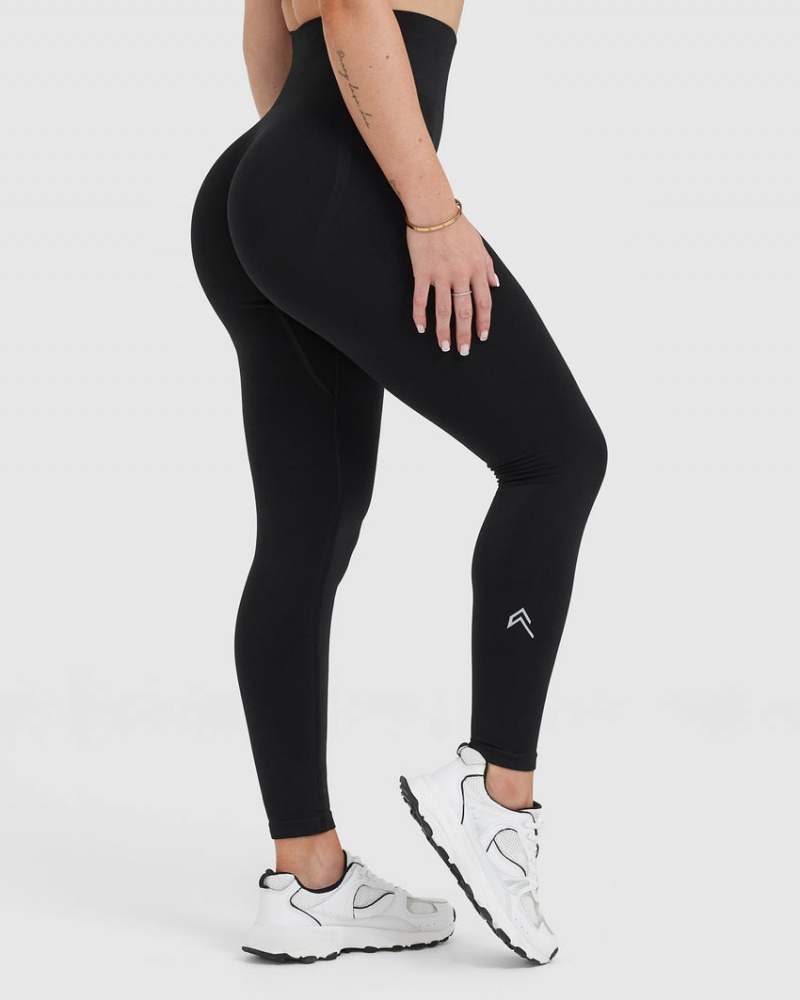 Oner Active Effortless Seamless Leggings Schwarz | QRISMLH-40