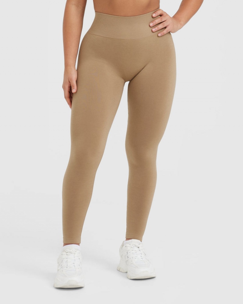 Oner Active Effortless Seamless Leggings Braun | IVCYPMH-79