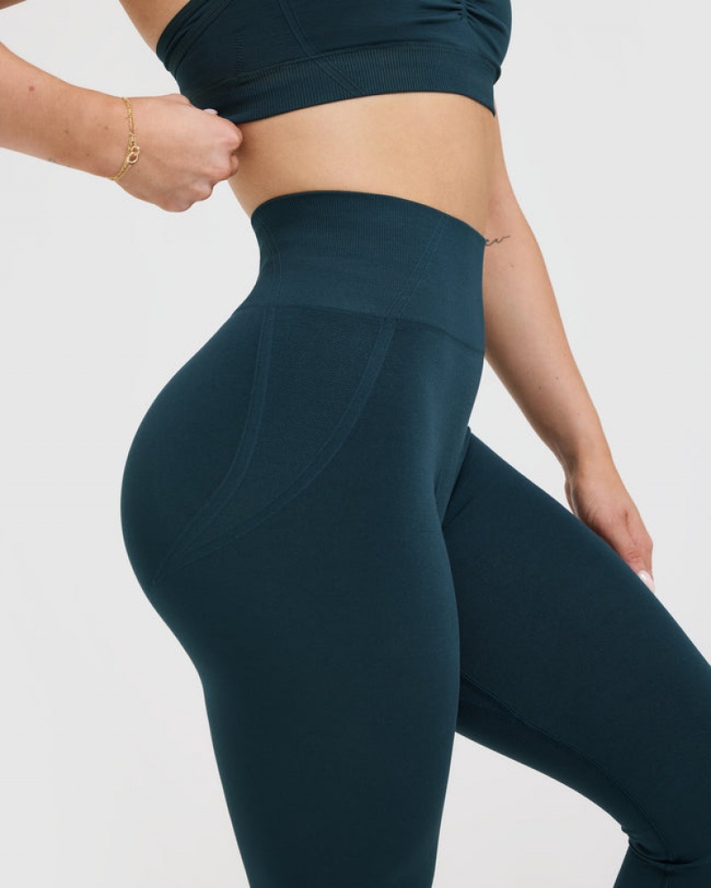 Oner Active Effortless Seamless Leggings Blau | OWEJBGS-43