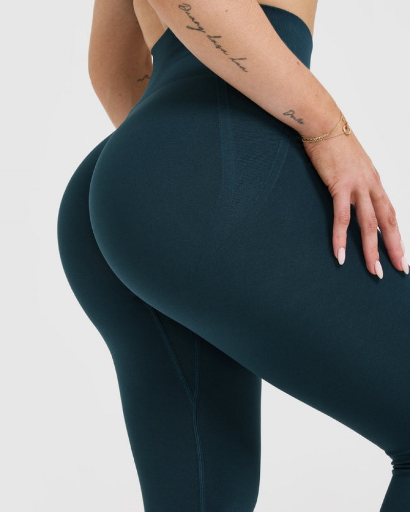 Oner Active Effortless Seamless Leggings Blau | OWEJBGS-43