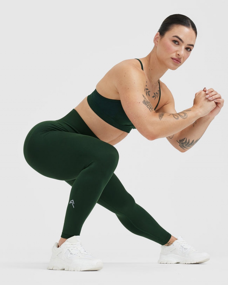 Oner Active Effortless Seamless Leggings Grün | KSBIPLO-06