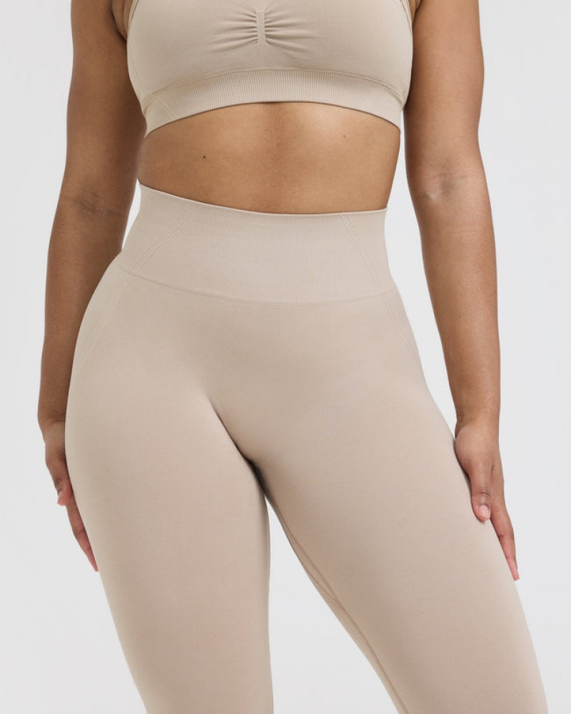 Oner Active Effortless Seamless Leggings Hellbraun | DVCIFBM-34