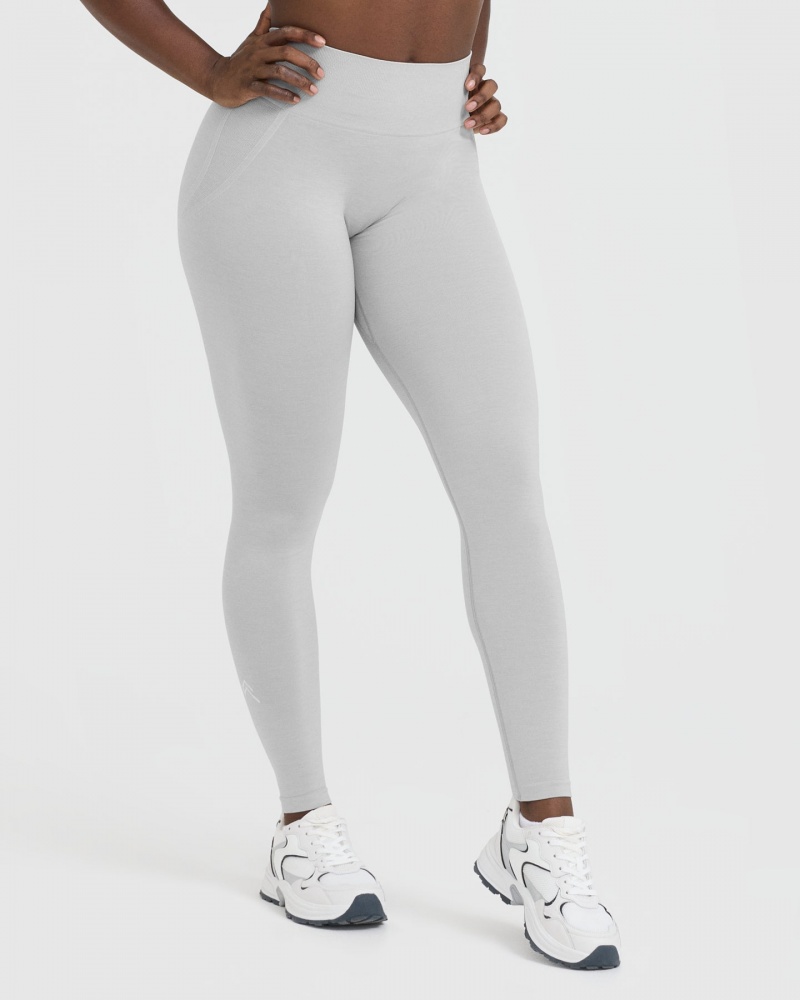 Oner Active Effortless Seamless Leggings Hellgrau | LEFGIMW-37