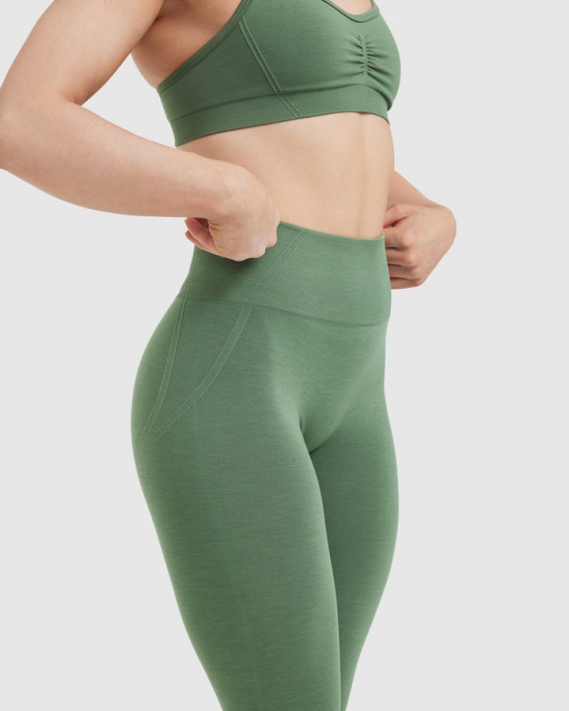 Oner Active Effortless Seamless Leggings Grün | ALNPMRH-06