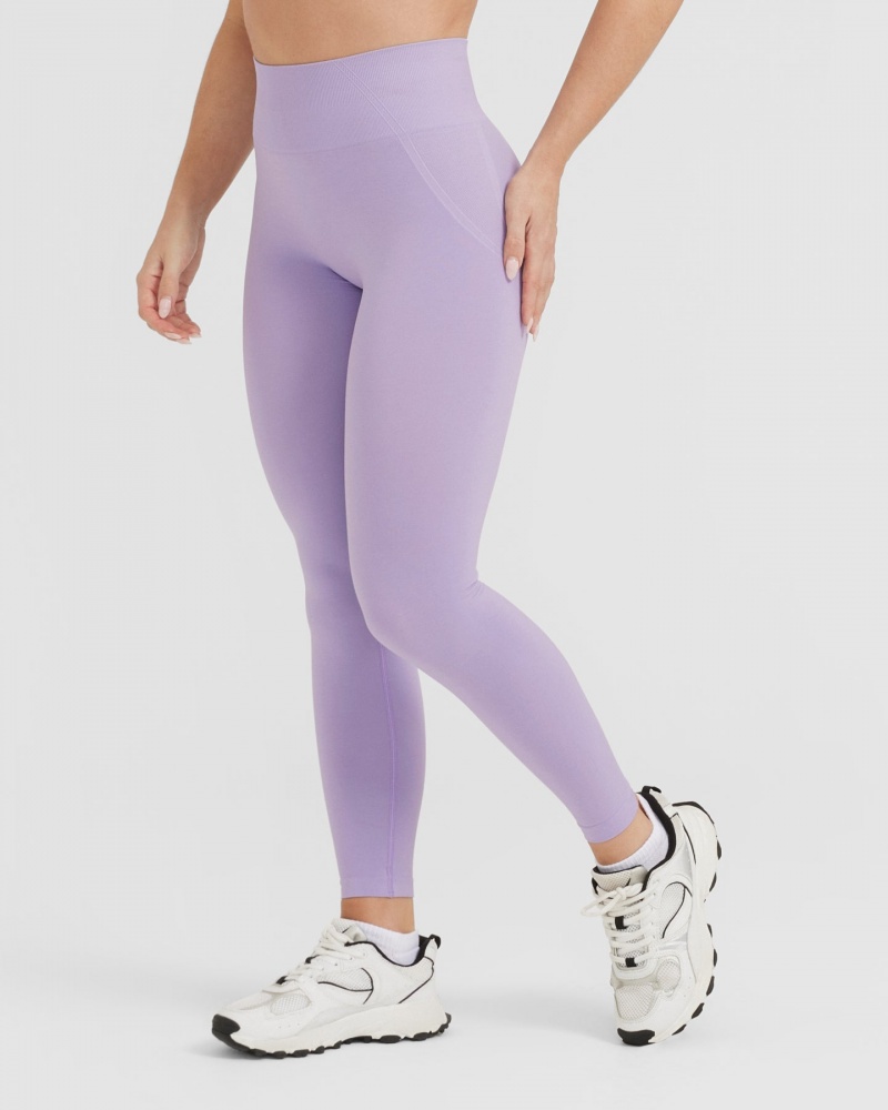 Oner Active Effortless Seamless Leggings Lila | PHIKFQV-67