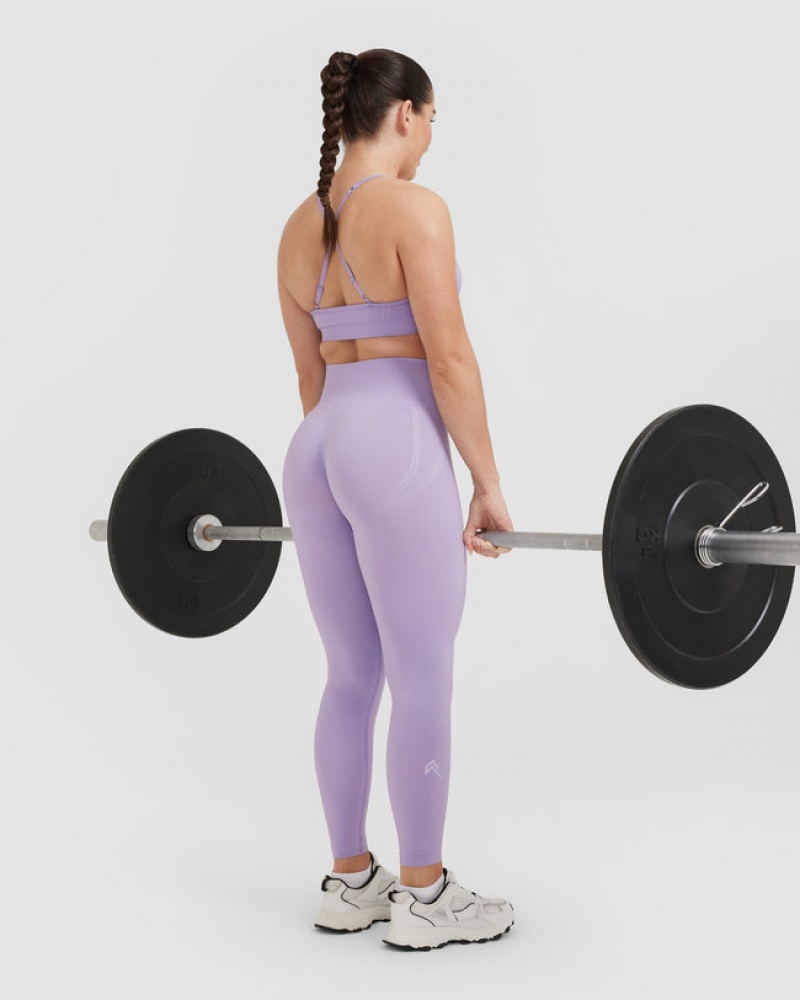 Oner Active Effortless Seamless Leggings Lila | PHIKFQV-67